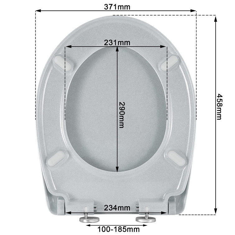 Belfry Bathroom Liddle Soft Close Round Standard Toilet Seat Wayfair